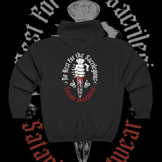 No Rest for the Sacrilegious - Unisex Zip Hoodie