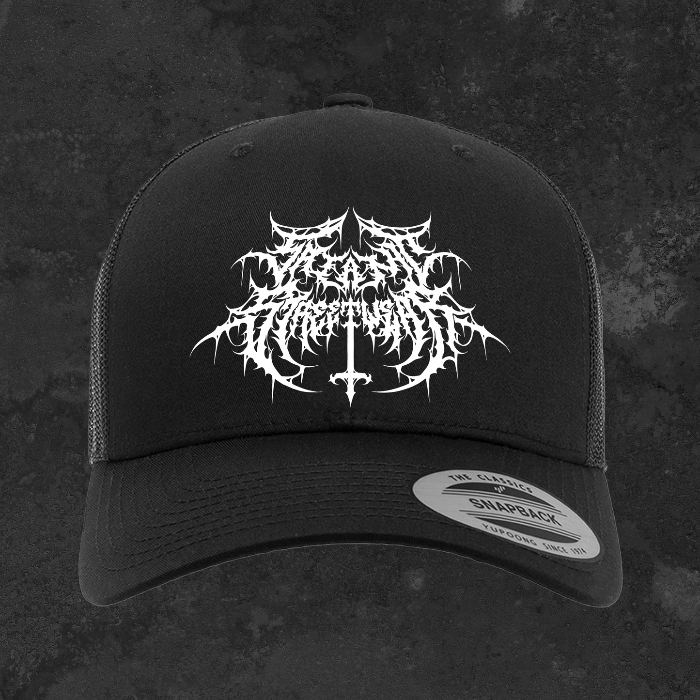 Satanic Streetwear - Death Metal Logo - Yupoong Classic Snapback Hat