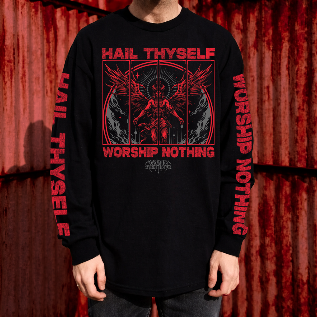 Hail Thyself Long Sleeve - Small Only! - Graveyard Collection