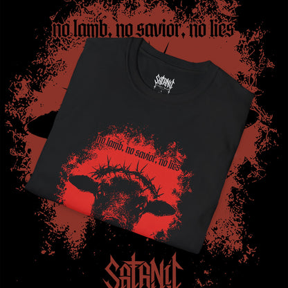 no lamb, no savior, no lies
