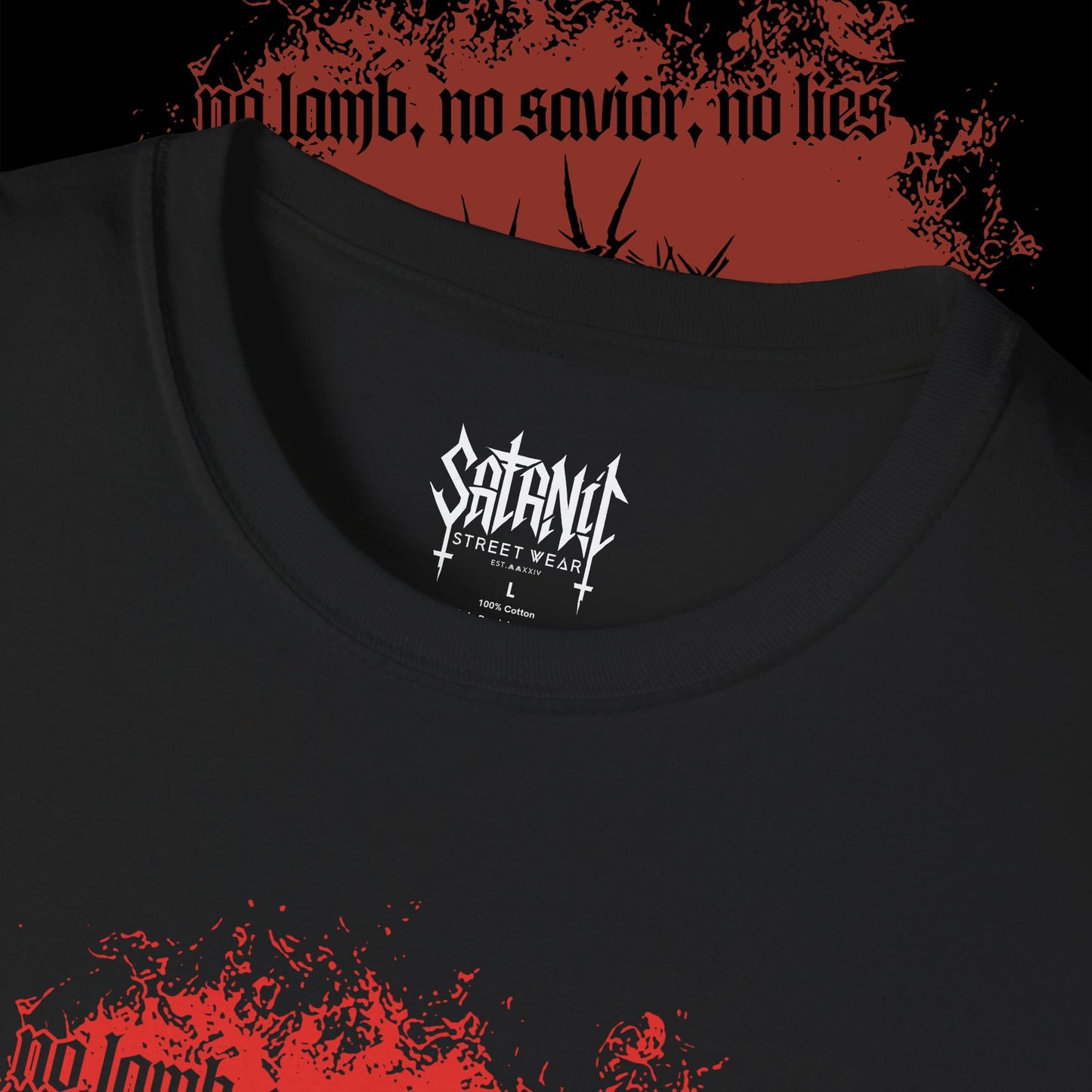 no lamb, no savior, no lies