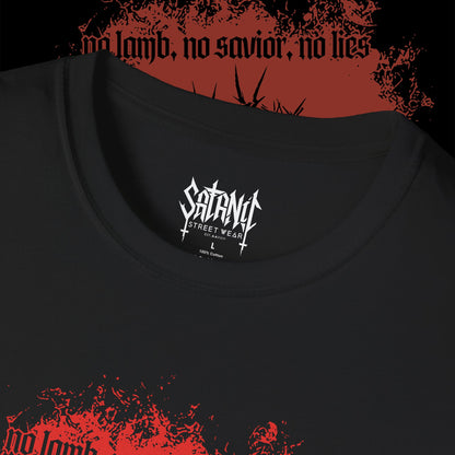 no lamb, no savior, no lies