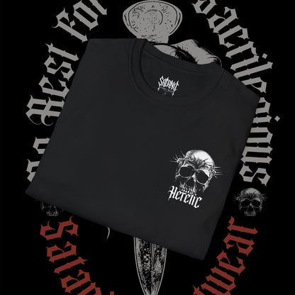 No Rest for the Sacrilegious (Double-Sided Tee)
