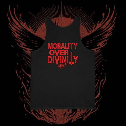 Morality Over Divinity - Unisex Jersey Tank