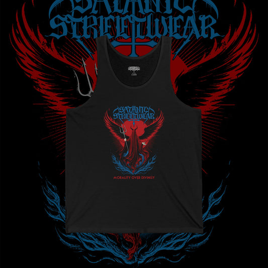 Morality Over Divinity - Unisex Jersey Tank