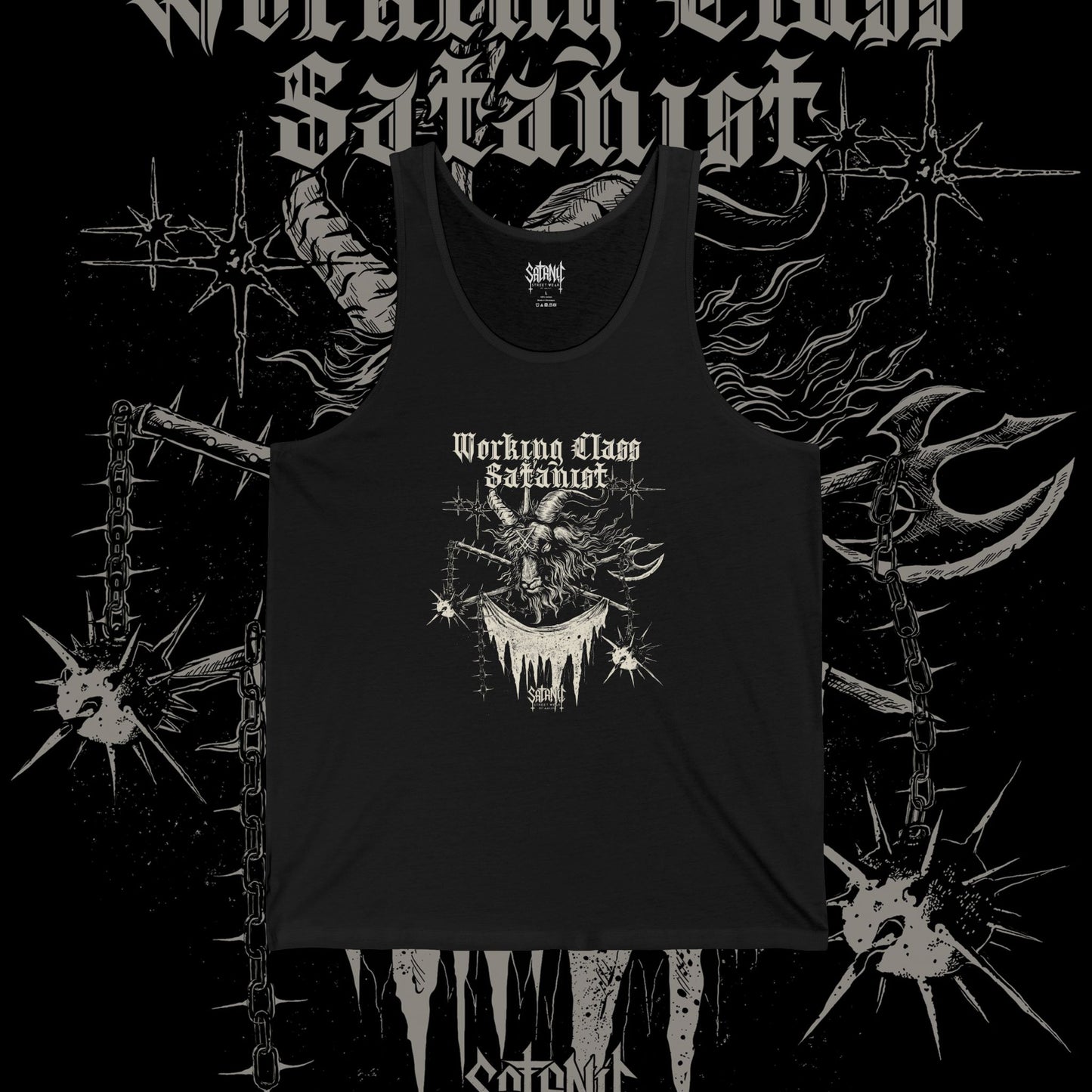 Working Class Satanist - Unisex Jersey Tank