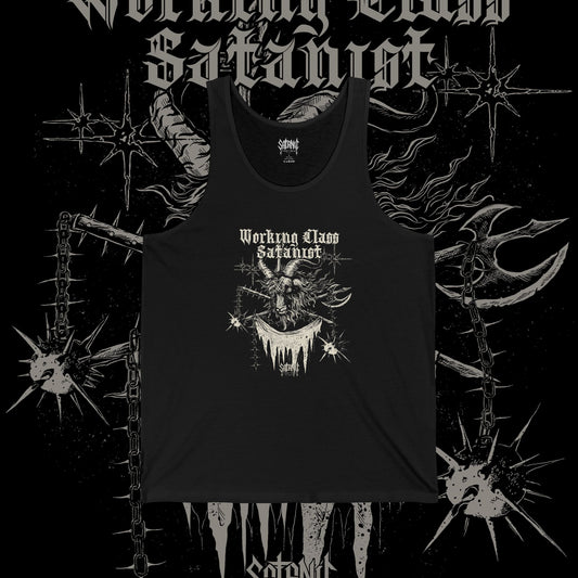 Working Class Satanist - Unisex Jersey Tank
