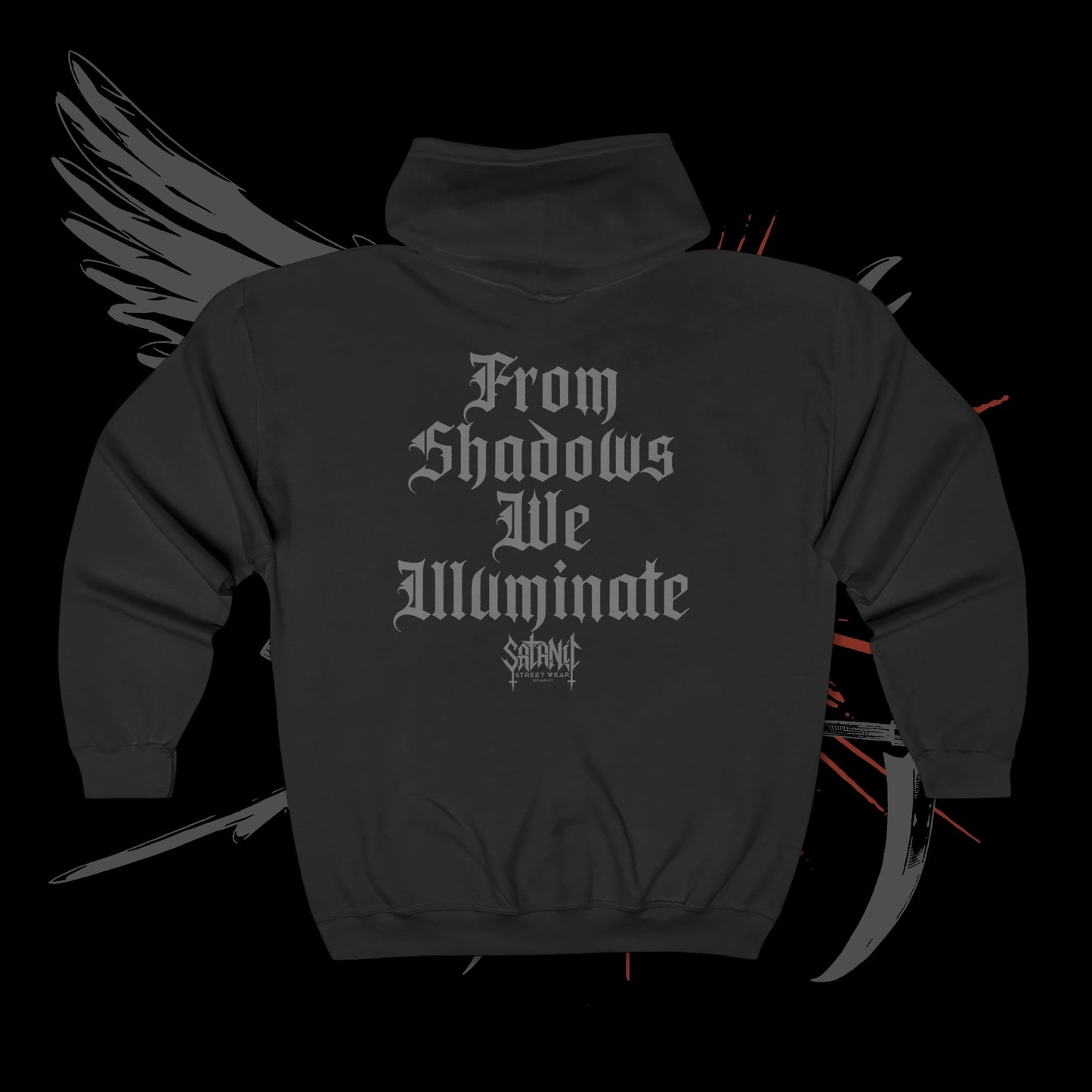 From Shadows We Illuminate -  Full Zip Hooded Sweatshirt
