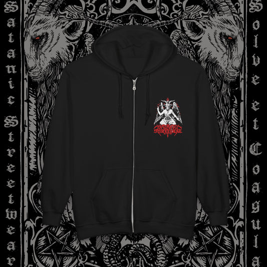 Lord Baphomet - Unisex Heavy Blend™ Full Zip Hooded Sweatshirt