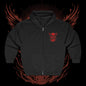 Morality Over Divinity - Full Zip Hooded Sweatshirt