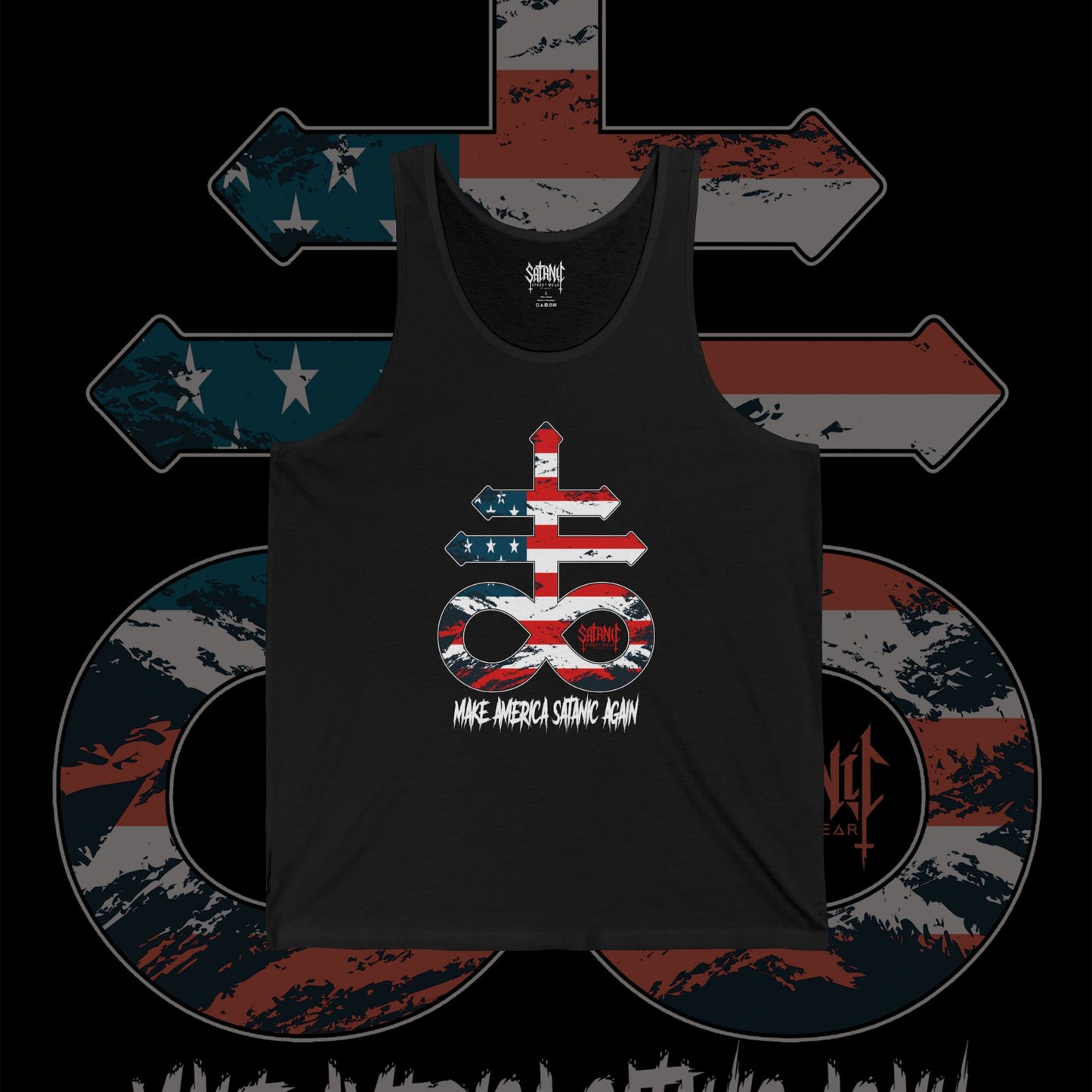 Make America Satanic Again - Unisex Jersey Tank