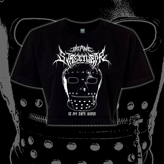 My Safe Word Crop Top - Graveyard Collection